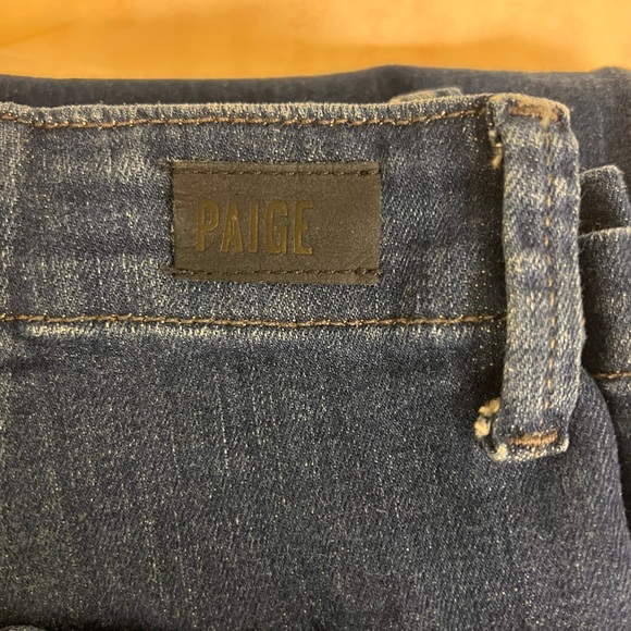 PAIGE denim! Carly Wide Leg Crop Jeans in Roya. Sz: 31 - Picture 4 of 7